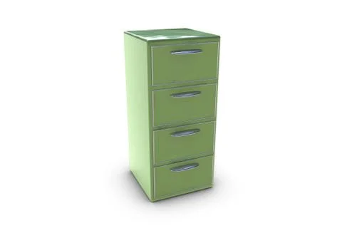 Filing cabinet Stock Illustration
