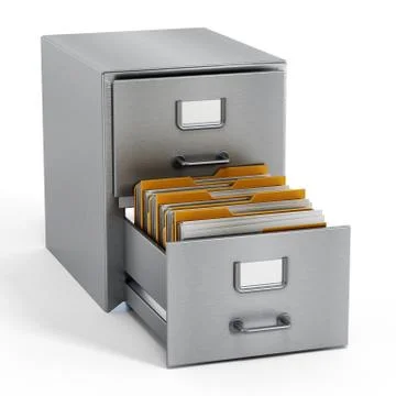 Filing cabinet Stock Illustration