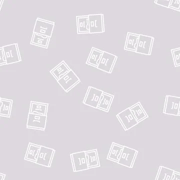 Filing cabinet line seamless pattern Stockillustratie