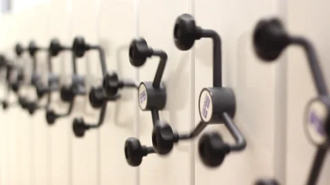 Filing Cabinets In Historical Archive Vidéo 126532771