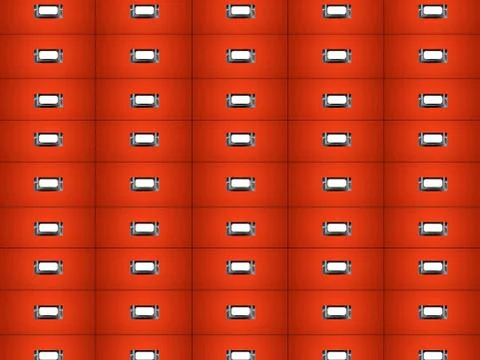 Filing cabinets Stock Illustration