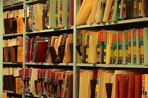 Filing Stock Footage