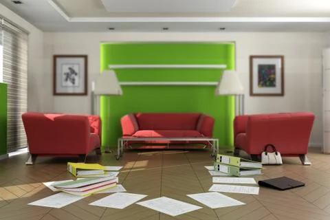 Filing Stock Illustration