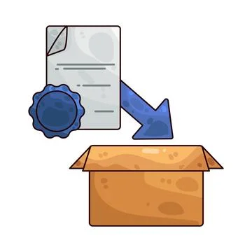 Filing illustration イラスト素材