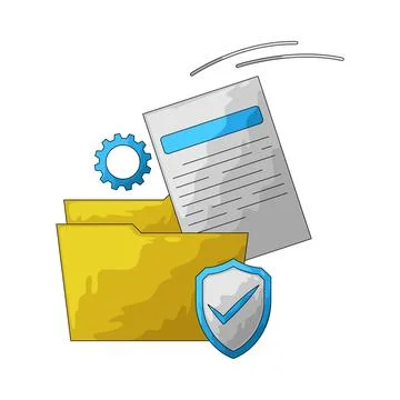 Filing illustration イラスト素材