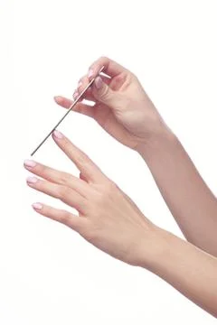 Filing Nails Stock Photos