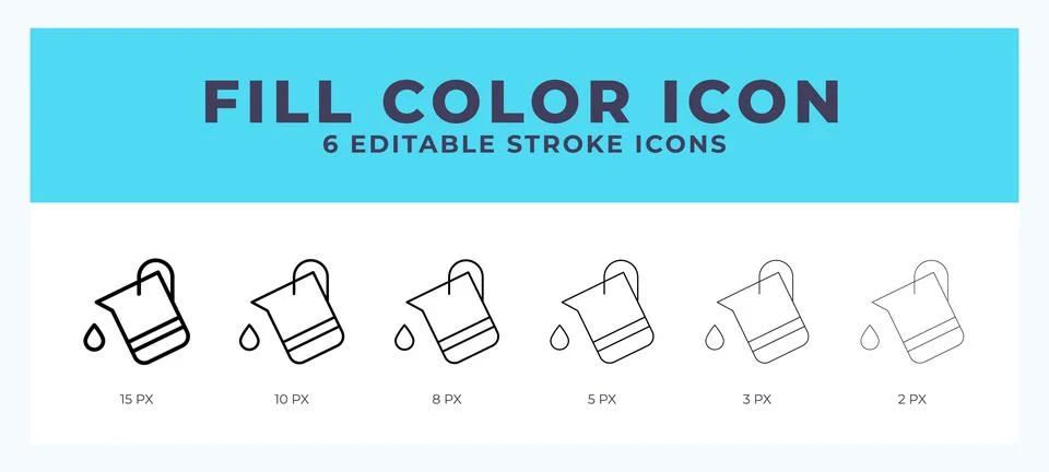 Fill color vector icon for web and app. Editable stroke vector illustration 库存插图