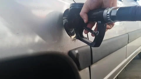 Fill up with diesel Stock Footage 274644163