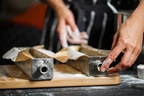 Fill the dough Stock Photos