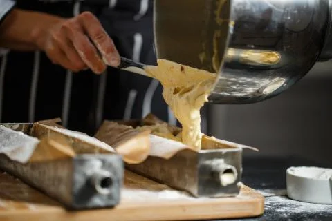 Fill the dough Stock Photos