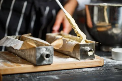 Fill the dough Stock Photos