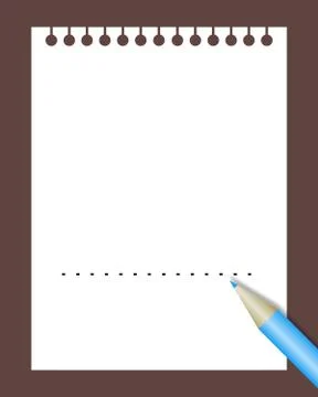 Fill note Stock Illustration