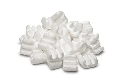 Fill packaging peanuts Stockfoto's