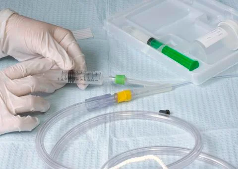 Fill syringe Stock Photos
