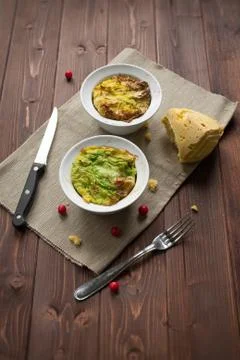 Filled cabbage in bowl Stock Photos