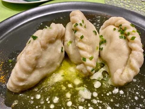 Filled noodles Stock Photos