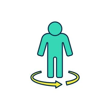 Filled outline 3d modeling icon isolated on white background. Augmented reality 스톡 일러스트