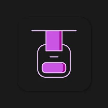 Filled outline Cable car icon isolated on black background. Funicular sign... Stock Illustration