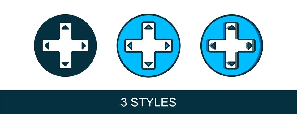 Filled outline Game controller or joystick for game console icon isolated o.. Stock Illustration
