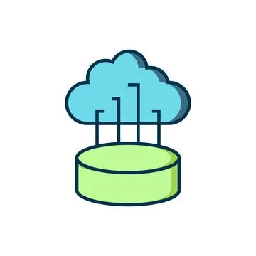 Filled outline Network cloud connection icon isolated on white background. .. 스톡 일러스트