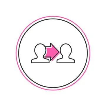 Filled outline Project team base icon isolated on white background. Business 스톡 일러스트
