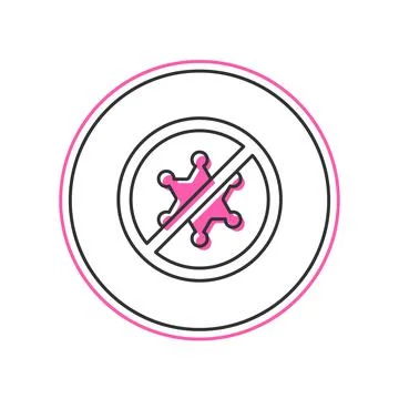 Filled outline Protest icon isolated on white background. Meeting, protester, Stock Illustration