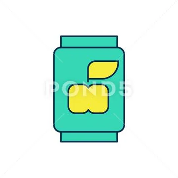 Soda icon. Soda vector illustration. Soda isolated background