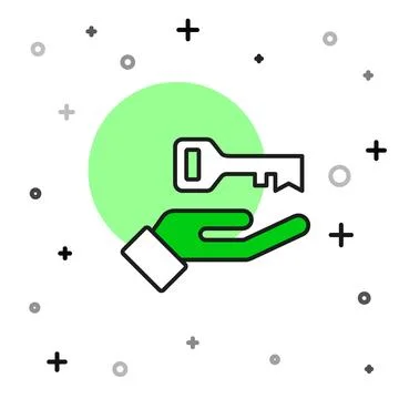 Filled outline Solution to the problem in psychology icon isolated on white.. Illustrazione stock