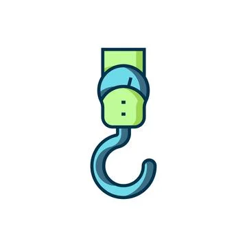 Filled outline Spring scale icon isolated on white background. Balance for .. Stock Illustration