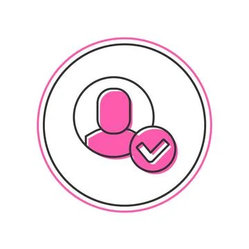 Filled outline Worker icon isolated on white background. Business avatar sy.. Stock Illustration
