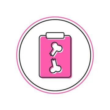 Filled outline X-ray shots icon isolated on white background.  Vector Stock Illustration