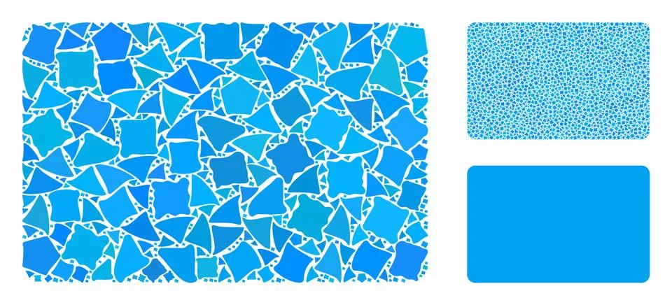 Filled rectangle Composition Icon of Tremulant Items 스톡 일러스트