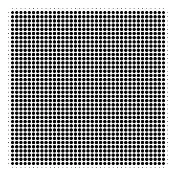 Filled Square Halftone Icon イラスト素材