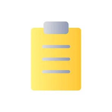 Filled tablet flat gradient two-color ui icon Illustrazione stock