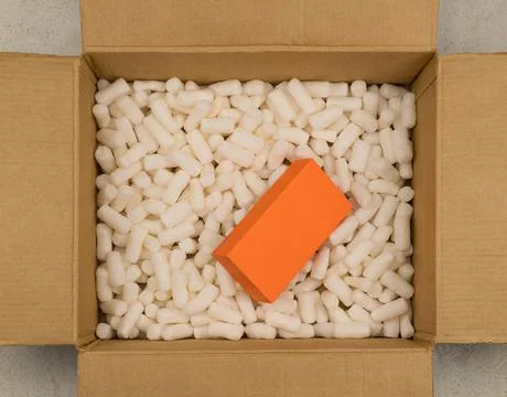 Filler for packaging Stock Photos