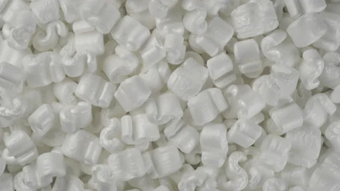 Filler for packing shipping items. Preparing parcel for shipping Stock Footage 213970202