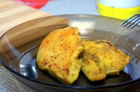 Fillet from chicken Stock Photos