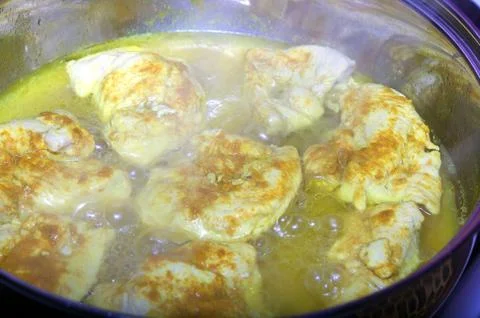 Fillet from chicken Foto stock