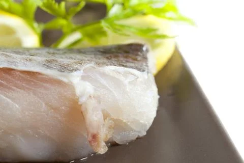 Fillet of cod Foto stock