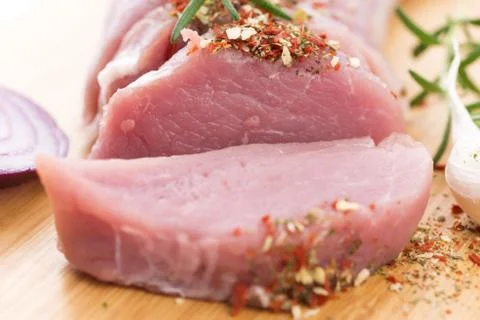 Fillet of pork Stock Photos