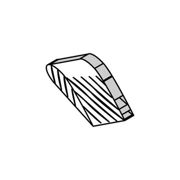 Fillet salmon isometric icon vector illustration イラスト素材