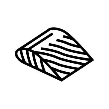 Fillet salmon line icon vector illustration Stockillustratie