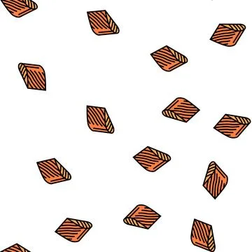 Fillet salmon vector seamless pattern Ilustración de archivo