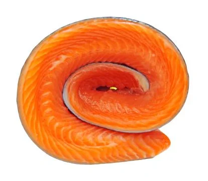 A filleted salmon Stock Photos