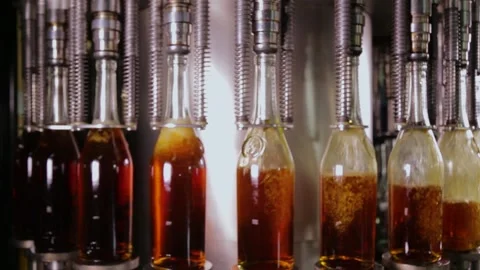 Filling Arrack Bottles 2 Stock Footage 288232708