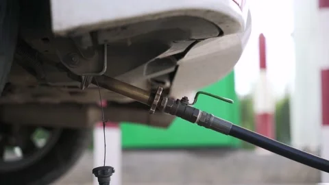 Filling autogas LPG or liquid petroleum gas Stock Footage 133124477