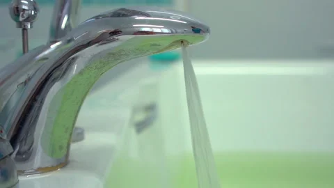 Filling The Bathtub With Water Stock Footage 116202199
