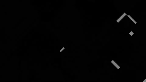 Filling of a black background with white squares Stock Footage 149985871