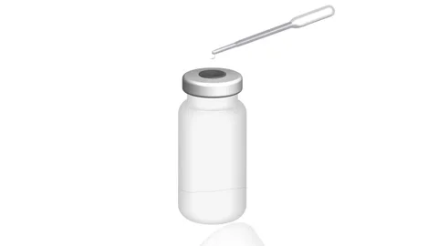 Filling Bottles Of Drugs Vídeo Stock 158941204