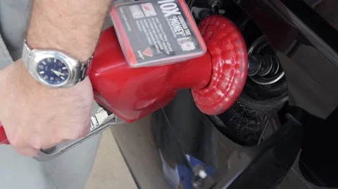 Filling car at gas station Stock Footage 68443590
